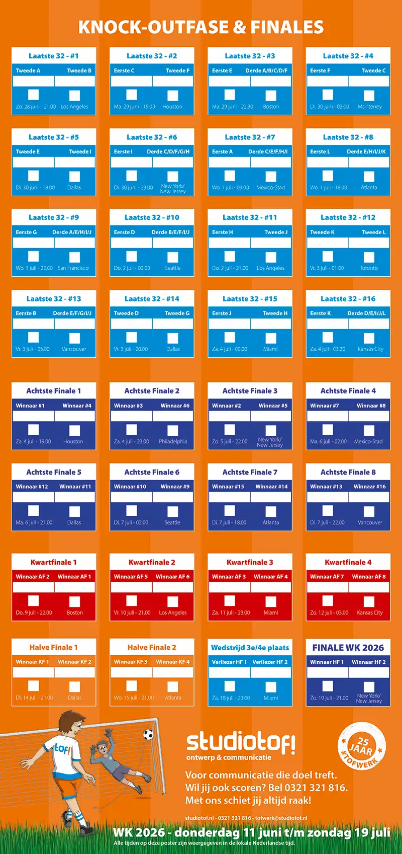 StudioTof! Voetbalschema WK 2026 StudioTof! Voetbalschema WK 2026
